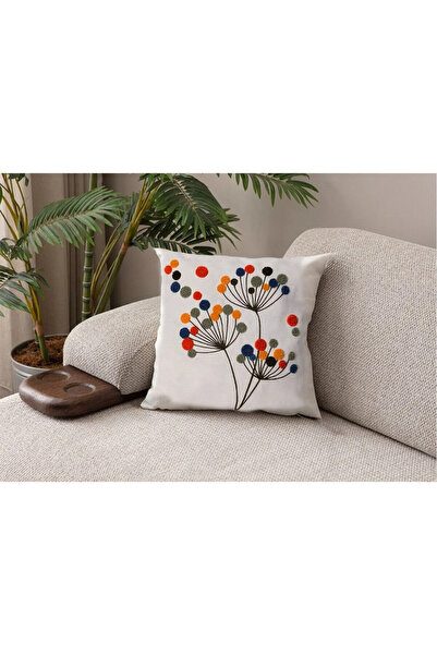 Mai Perla Single Punch (Punch) Embroidered Decorative Design Pillow Case Süzene Embroidered High Quality Punch
