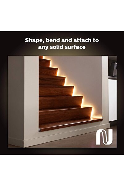 Philips Hue Bluetooth Smart LED Lightstrip Plus V4 2m Base Kit - White & Colour Ambiance