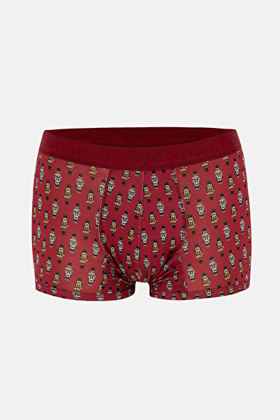 Dagi Μπόξερ με σχέδιο κόκκινο-πράσινο 4210 Micro Modal