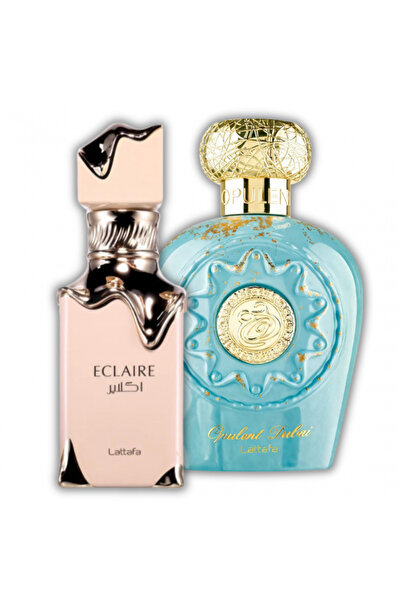 lattafa Package of 2 Unisex Perfumes: Eclaire 100 ml + Opulent Dubai 100 ml