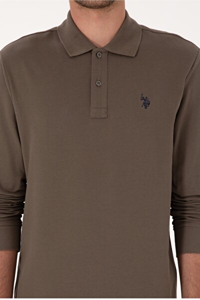 U.S. Polo Assn. U.S. Polo Assn. Polo Collar Regular Fit 100% Cotton Basic Sweatshirt