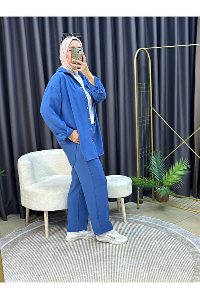 LY LEYO TEKSTİL Plain Shirt Suit