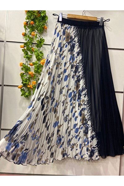 edu collection Шифон з симетричним візерунком, бохо, спідниця з підкладкою