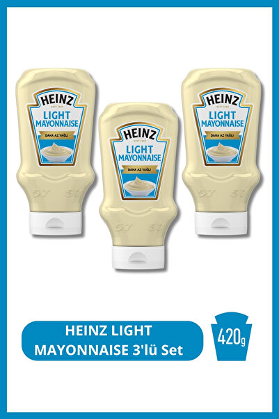 Heinz LIGHT MAYONNAISE 420g 3'lü Set