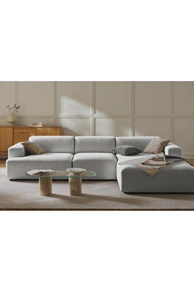 Vivense ELSA KETEN KÖŞE KOLTUK, SAĞ KÖŞE, GRİ