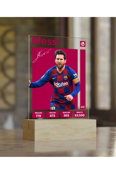 FLASHCARD Placheta Messi – Barcelona