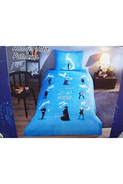 Özdilek Ranforce Harry Potter Patronus (Licensed) Single Duvet Cover Set Blue