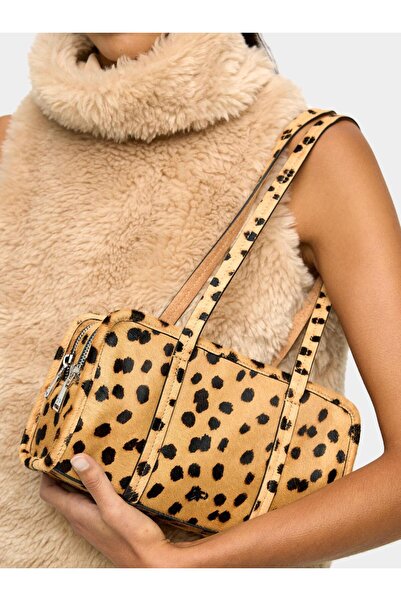 PARFOIS Hayvan Desenli Deri Bowling Çantası