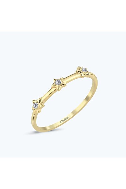 Altınbaş Altın Taşlı Yıldız Yüzük
