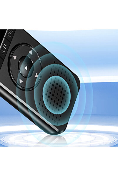 zola Professional voice activated voice recorder, 1536 Kbps, microSD 32GB, WAV, headphones, cable, black