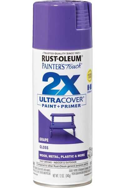 Generic Rust-Oleum Painter's Touch 249113 12 Ounce Gloss Ultra Cover Purple S...