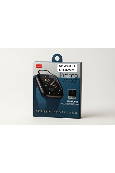 PMMA Screen Film Protector for Apple Watch Series 11–42mm – Ultra Clear, 3D Curved, Soft