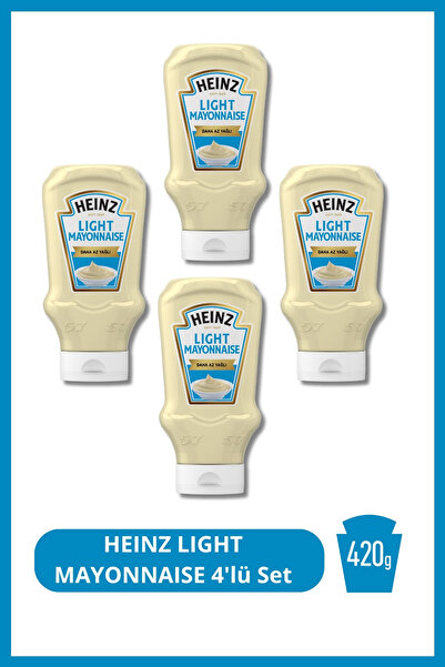 Heinz LIGHT MAYONNAISE 420 GR 4'Lü Set