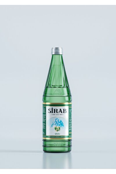 SİRAB Doğal Zengin Mineralli Maden Suyu Qazlı 200 ml 24 Adet