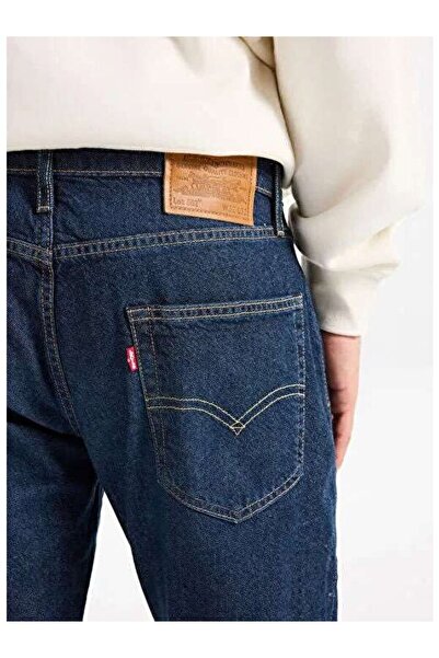 Levi's Lse 502 Taper Men's Dark Blue Jean Denim Pants A2088-0050