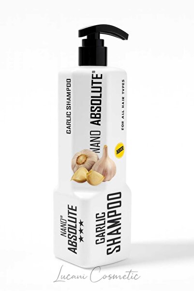 Nano Absolute Lucani Cosmetic Garlic Shampoo – Anti-Hair Loss Garlic Shampoo Suitable for All Hair Types