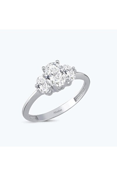 Altınbaş Altın Oval Taşlı Yüzük