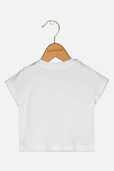 Choupette Toddlers Girl Graphic Print Short Sleeve Top, White