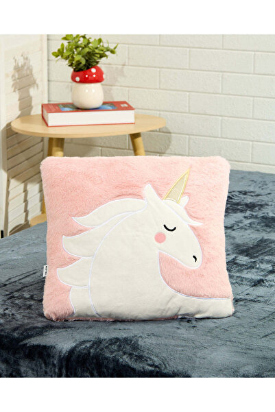 REDTAG Pink Unicorn Kids Cushion