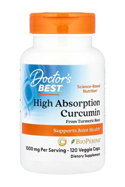 Doctor's Best الكركمين عالي الامتصاص، 120 كبسولة نباتية