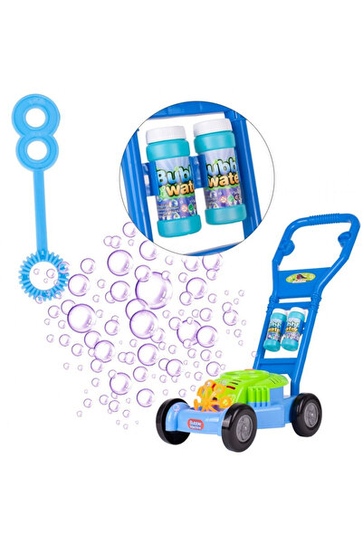 MalPlay Bubbles Lawn Mower, generates soap bubbles, with Music and 2 118ml refills included, 26