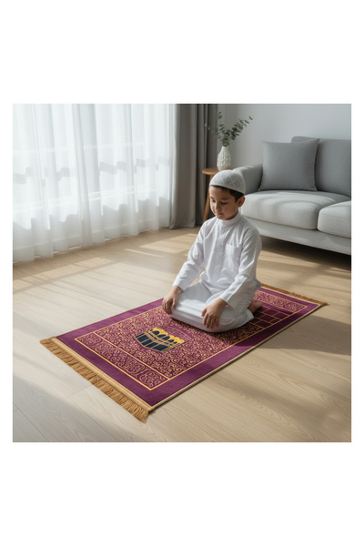 Fabienne سجادة صلاة صغيرة الحجم للأطفال والمراهقين 50×100 سم سجادة صلاة صغيرة الحجم للكبار للمسجد جاناماز ضيق