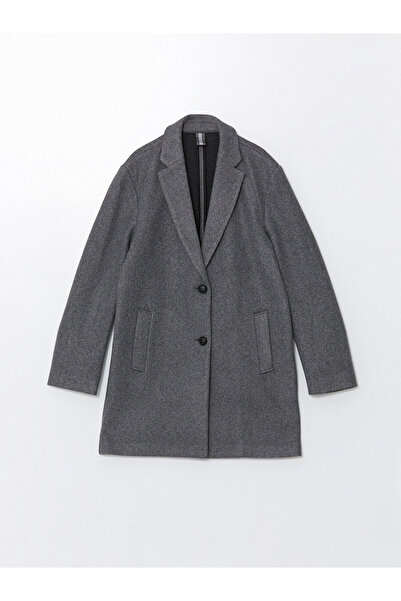 LC Waikiki Standard Fit Jacket Collar Men's Stamp Coat