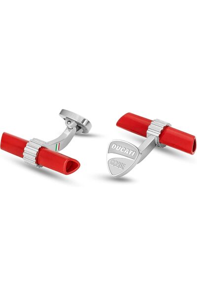 Ducati Men's Red T Cufflinks - Collezione DTAGC2136804
