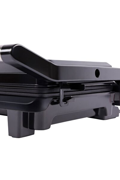 TESLA Electric Grill GR200BX, 1000 W, non-stick grill plates 25.5x18 cm, chrome heat-resistant handl