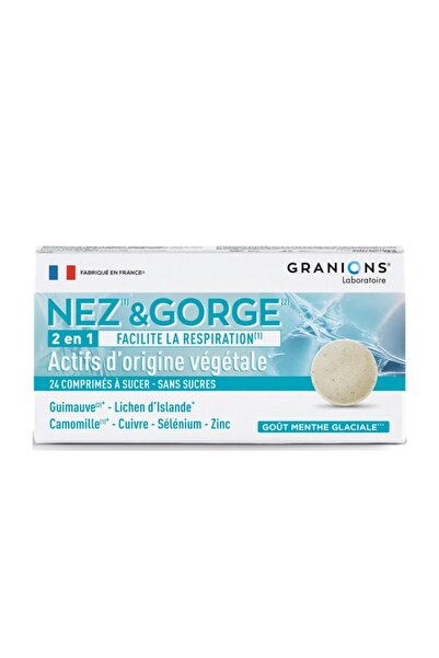 Granions Menthol nose-throat lozenges 24 tablets