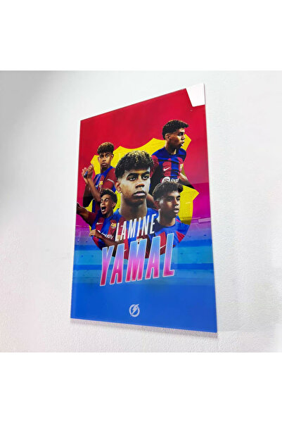 FLASHCARD Acrylic Glass Painting Lamine Yamal