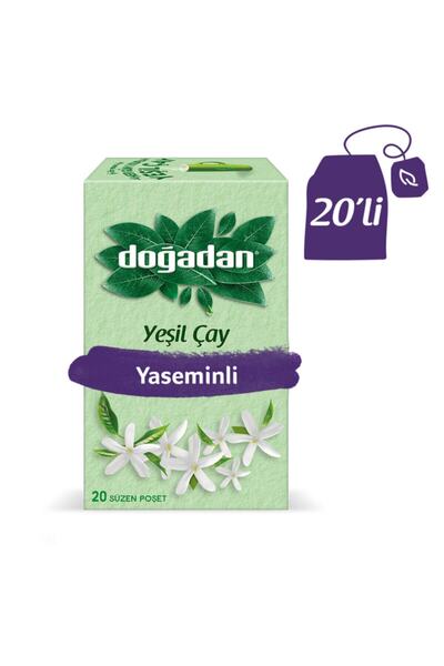 Doğadan شاي أخضر بالياسمين 20 × 12 عبوة