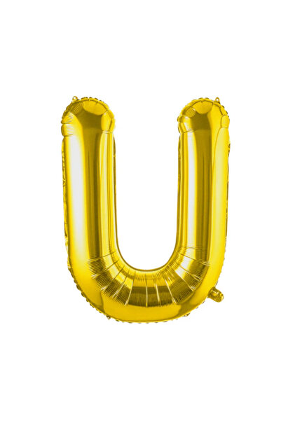 SDEPOT Balon folie metalică, litera U, auriu, 40 cm
