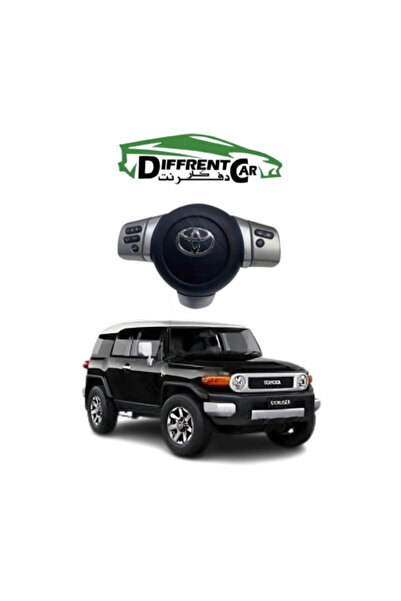 Toyota FJ airbag cover and volume control buttons