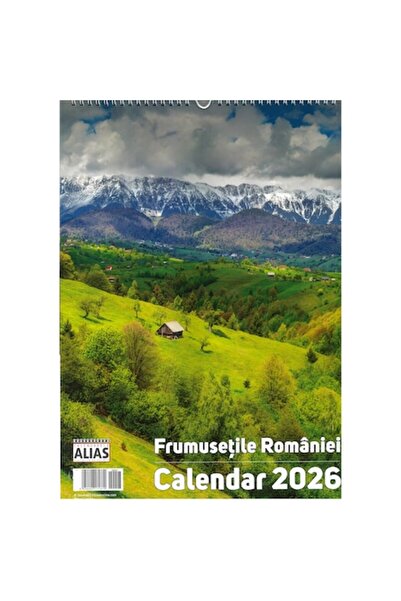 alias Calendar frumuseti din Romania, 12 file, A3, Publishing