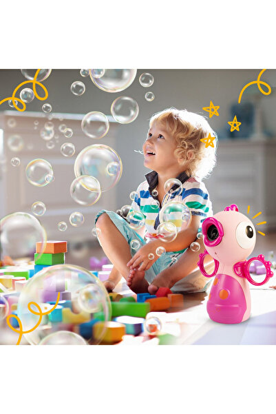 MalPlay Soap bubble toy with sounds and lights Pink Puisor