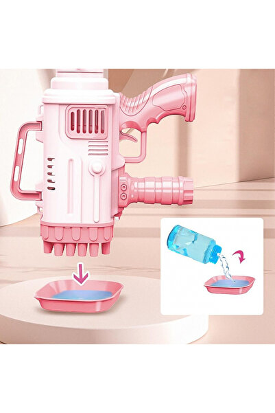 MalPlay Soap Bubble Toy with 32 generating nozzles, 27.5 x 15.5 x 7.5 cm, Bubble Pink