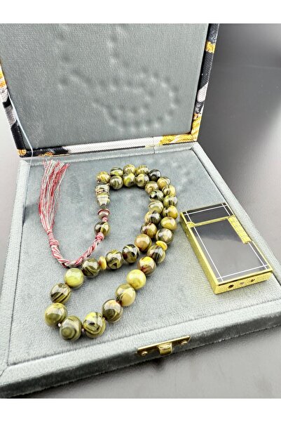 Jewel هدية رأس السنة - مسبحة أريزونا كاتالين مع علبة خاصة وولاعة (11-12 مم)