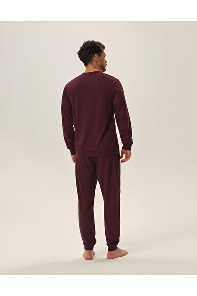 Henderson Men's Pajamas 2-Piece Set Relaxed Fit Long Sleeve Top Sweatshirt & Joggers Homewear | Kanyon