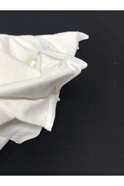 Yiğit Kumaş Single Jersey Fabric, Piece 60X190 cm Ecru Color