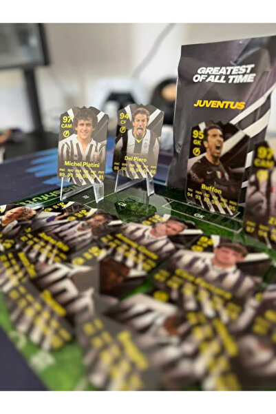 FLASHCARD Juventus Legends – Greatest of All Time Pack (Set de 21 Mini carduri)