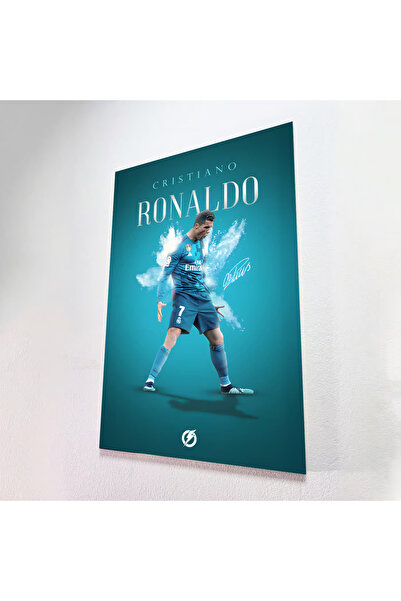 FLASHCARD Tablou Sticlă Acrilică Cristiano Ronaldo
