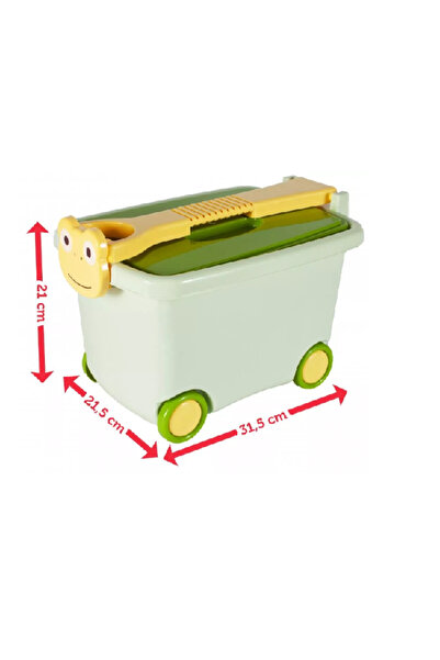 MalPlay Malplay children's building set, Troller on wheels loaded with 90 multicolored cubes