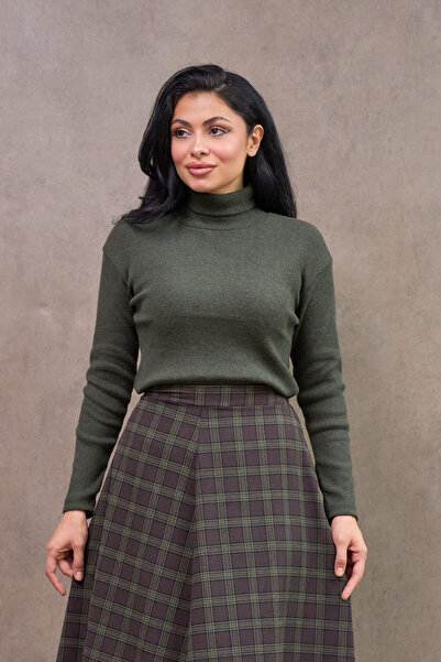 KÜÇÜĞÜM BUTİK Khaki Green Throat Badi