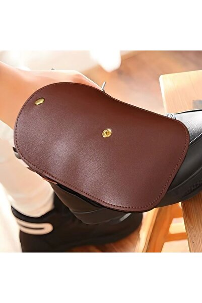 FONIX Pro Shoe Polishing Glove, Soft Lined, Vegan Leather Exterior, Brown