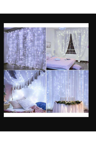 ledison 3X3 PERİ PERDE LED USB Lİ KUMANDALI LED