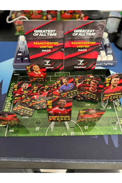 FLASHCARD Manchester United Legends – Greatest of All Time Pack (Set de 21 Mini carduri)