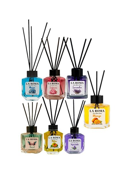 La Roma Scent Your Story Set of 7 Room Air Fresheners - Cherry Blossom, Hyacinth, Lavender, Mango, Watermelon, Ocean, Angel
