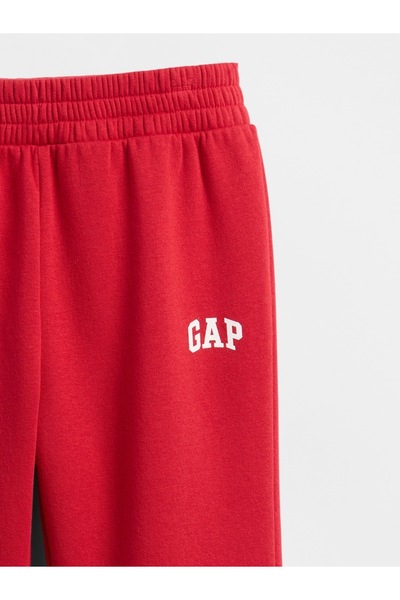 GAP Kız Çocuk Kırmızı Logo Eşofman Altı