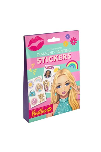 Besties Kit creativ pentru pictură cu diamant, Cele mai bune prietene, Pastel...